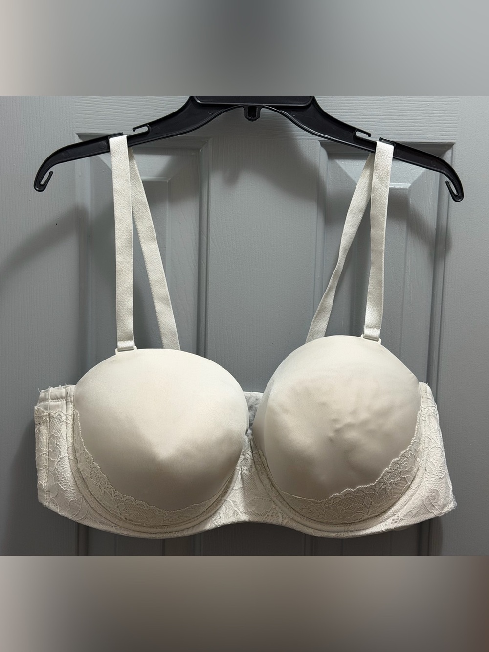 Torrid Curve White Lace Push Up Bra Women’s Plus Size 48C